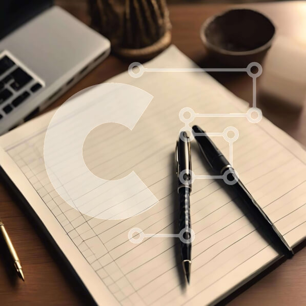 Intra Συλλεκτικό Ξύλινο Παζλ Plywood  4mm - Ανοίξτε σημειωματάριο, στυλό και φορητό υπολογιστή σε ξύλινο τραπέζι Σε Ξύλινο Κουτί - Διαστάσεις: 10x10 cm – 25 κομμάτια