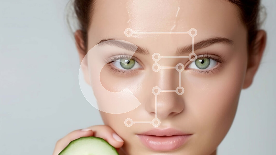 Intra Συλλεκτικό Ξύλινο Παζλ Plywood  4mm - Χαλαρωτική περιποίηση ομορφιάς: Γυναίκα με φέτες αγγουριού στα μάτια Σε Ξύλινο Κουτί - Διαστάσεις Puzzle: 10x10 cm – 25 κομμάτια