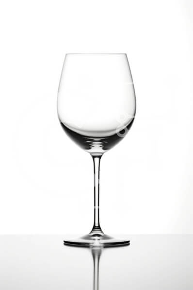 Σετ των 2 Intra Συλλεκτικό Ξύλινο Παζλ Plywood  4mm - Διαυγές ποτήρι κρασιού με κεκλιμένο μπολ και υγρό Σε Ξύλινο Κουτί - Διαστάσεις: 10x10 cm – 25 κομμάτια