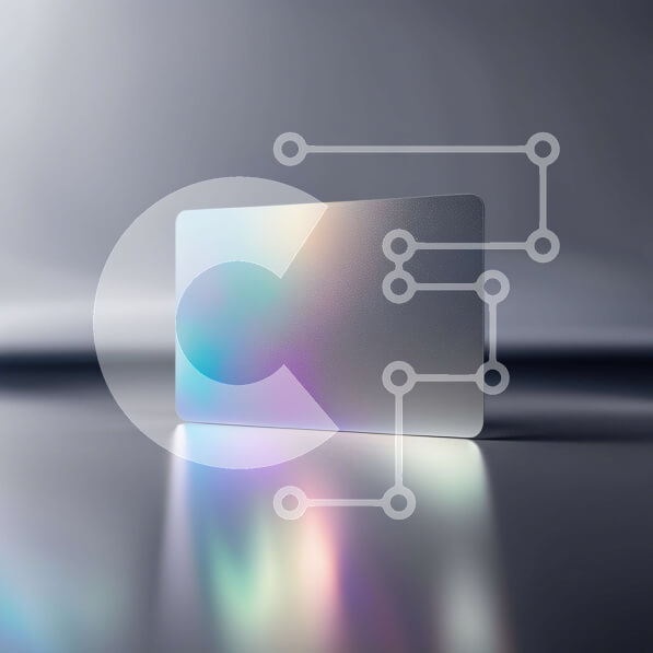 Intra Συλλεκτικό Ξύλινο Παζλ Plywood  4mm - Πιστωτική κάρτα Shiny Silver με ολογραφικό σχέδιο Σε Ξύλινο Κουτί - Διαστάσεις Puzzle: 10x10 cm – 25 κομμάτια