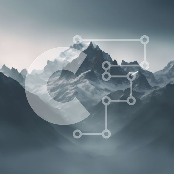 Intra Συλλεκτικό Ξύλινο Παζλ Plywood  4mm - Χιονισμένη οροσειρά μια συννεφιασμένη μέρα Σε Ξύλινο Κουτί - Διαστάσεις: 10x10 cm – 25 κομμάτια