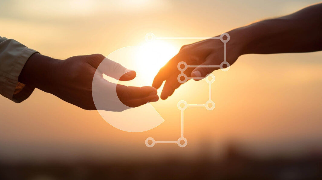 Intra Συλλεκτικό Ξύλινο Παζλ Plywood  4mm - Προσωπική στιγμή - Απλώνουν τα χέρια στο ηλιοβασίλεμα Σε Ξύλινο Κουτί - Διαστάσεις Puzzle: 10x10 cm – 25 κομμάτια