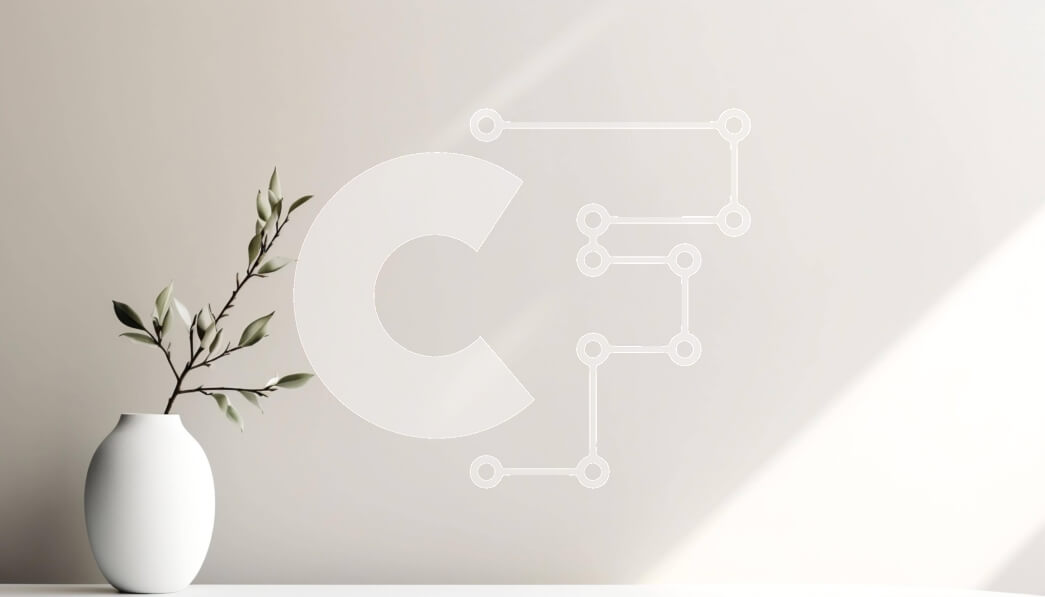 Intra Συλλεκτικό Ξύλινο Παζλ Plywood  4mm - Πράσινο φυτό σε λευκό βάζο στο τραπέζι Σε Ξύλινο Κουτί - Διαστάσεις Puzzle: 10x10 cm – 25 κομμάτια