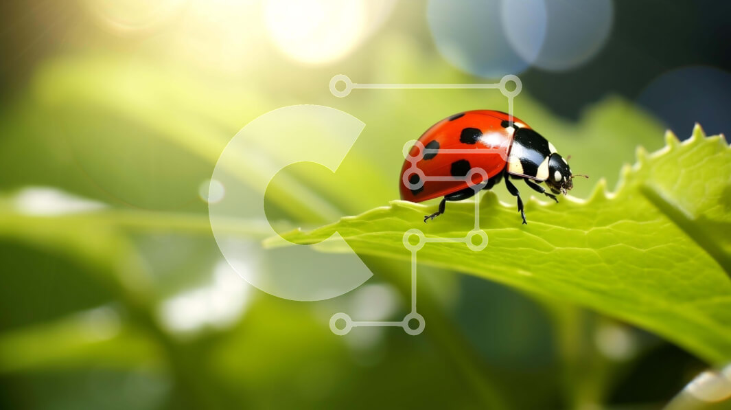 Intra Συλλεκτικό Ξύλινο Παζλ Plywood  4mm - Πασχαλίτσα που στηρίζεται σε πράσινο φύλλο Σε Ξύλινο Κουτί - Διαστάσεις: 10x10 cm – 25 κομμάτια