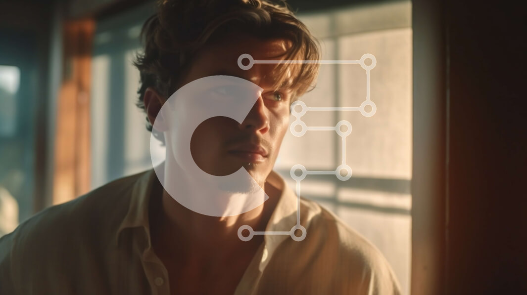 Intra Συλλεκτικό Ξύλινο Παζλ Plywood  4mm - Εκπληκτική φωτογραφία ενός άνδρα που κοιτάζει το ηλιοβασίλεμα μέσα από ένα παράθυρο Σε Ξύλινο Κουτί - Διαστάσεις Puzzle: 10x10 cm – 25 κομμάτια