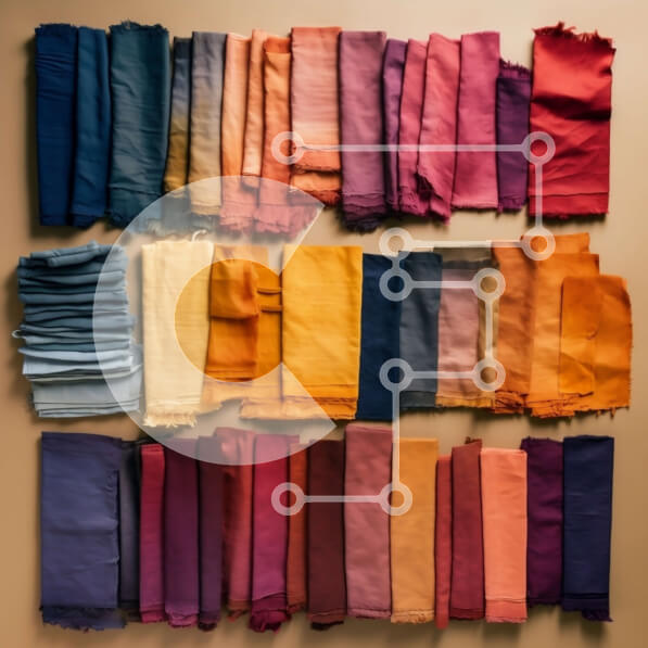 Intra Συλλεκτικό Ξύλινο Παζλ Plywood  4mm - Ζωντανή συλλογή υφασμάτων που κρέμονται σε τοίχο Σε Ξύλινο Κουτί - Διαστάσεις Puzzle: 10x10 cm – 25 κομμάτια