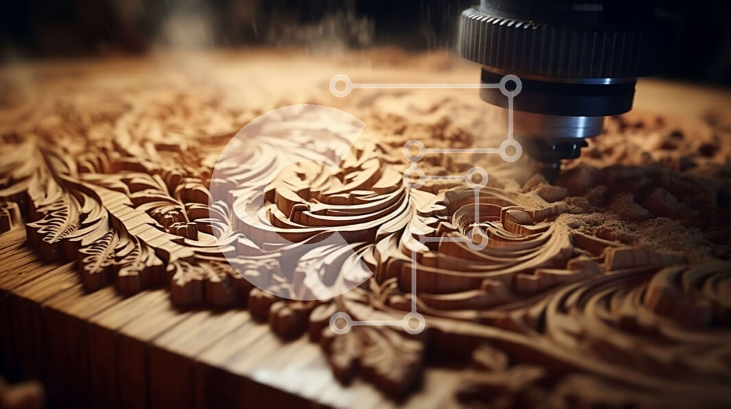 Intra Συλλεκτικό Ξύλινο Παζλ Plywood  4mm - Περίπλοκη floral ξυλογλυπτική σε σκούρο ξύλο Σε Ξύλινο Κουτί - Διαστάσεις Puzzle: 10x10 cm – 25 κομμάτια