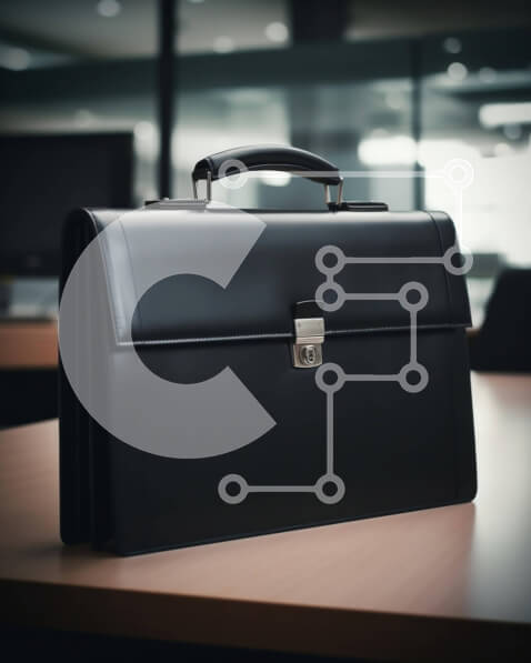 Intra Συλλεκτικό Ξύλινο Παζλ Plywood  4mm - Μαύρος χαρτοφύλακας στο γραφείο Σε Ξύλινο Κουτί - Διαστάσεις: 10x10 cm – 25 κομμάτια