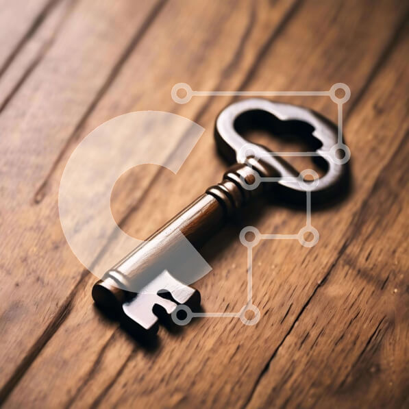 Intra Συλλεκτικό Ξύλινο Παζλ Plywood  4mm - Κλειδί στο παλιό ξύλινο τραπέζι Σε Ξύλινο Κουτί - Διαστάσεις: 10x10 cm – 25 κομμάτια