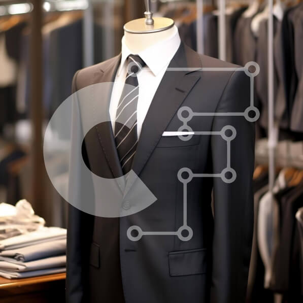 Σετ των 2 Intra Συλλεκτικό Ξύλινο Παζλ Plywood  4mm - Προσαρμοσμένη μαύρη στολή στην οθόνη Σε Ξύλινο Κουτί - Διαστάσεις: 10x10 cm – 25 κομμάτια