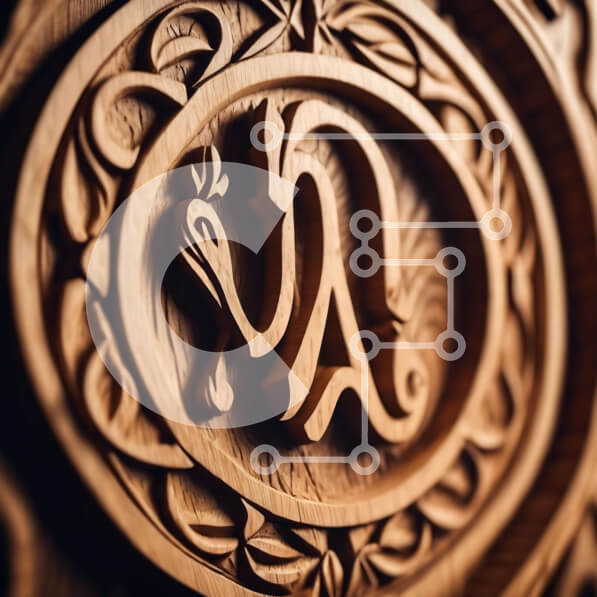 Intra Συλλεκτικό Ξύλινο Παζλ Plywood  4mm - Πολύπλοκα σκαλιστό ξύλο γράμμα Α Σε Ξύλινο Κουτί - Διαστάσεις Puzzle: 10x10 cm – 25 κομμάτια