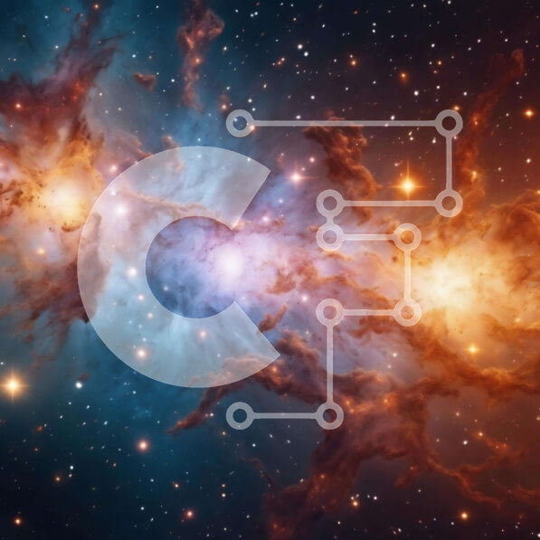 Intra Συλλεκτικό Ξύλινο Παζλ Plywood  4mm - Τσιγάρα Nene Spiral Galaxy στο νεφέλωμα Carina Σε Ξύλινο Κουτί - Διαστάσεις Puzzle: 10x10 cm – 25 κομμάτια