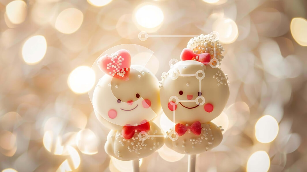 Intra Συλλεκτικό Ξύλινο Παζλ Plywood  4mm - Παπς τούρτας γάμου ή αρραβώνα με λευκό φοντάν και κόκκινους φιόγκους Σε Ξύλινο Κουτί - Διαστάσεις: 10x10 cm – 25 κομμάτια