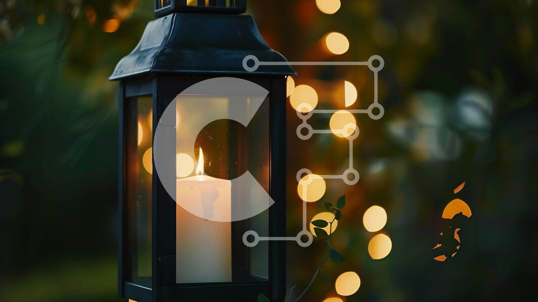 Intra Συλλεκτικό Ξύλινο Παζλ Plywood  4mm - Αναμμένο Φανάρι με το φως των κεριών Σε Ξύλινο Κουτί - Διαστάσεις: 10x10 cm – 25 κομμάτια