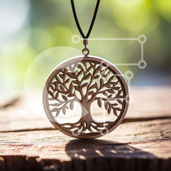 Intra Συλλεκτικό Ξύλινο Παζλ Plywood  4mm - Μενταγιόν σε σχήμα δέντρου για υγεία και ευεξία Σε Ξύλινο Κουτί - Διαστάσεις Puzzle: 10x10 cm – 25 κομμάτια