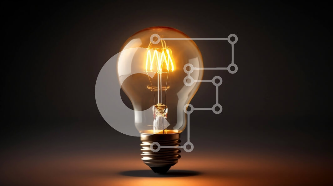 Intra Συλλεκτικό Ξύλινο Παζλ Plywood  4mm - Edison Screw Light Light in a Dark Room Σε Ξύλινο Κουτί - Διαστάσεις: 10x10 cm – 25 κομμάτια