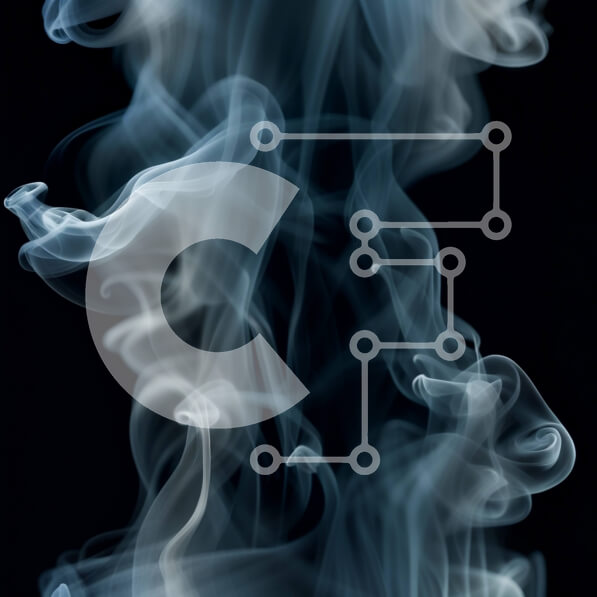 Intra Συλλεκτικό Ξύλινο Παζλ Plywood  4mm - Ασπρόμαυρη εικόνα ανθρώπων μπροστά από το κάπνισμα Σε Ξύλινο Κουτί - Διαστάσεις Puzzle: 10x10 cm – 25 κομμάτια