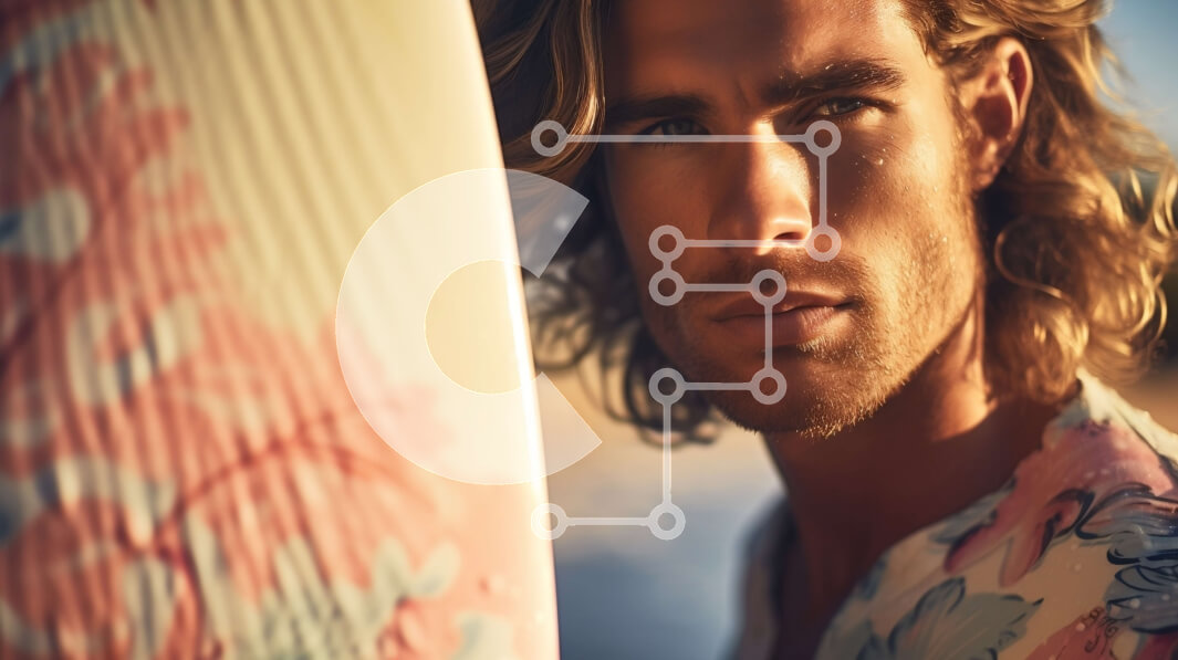 Intra Συλλεκτικό Ξύλινο Παζλ Plywood  4mm - Εκπληκτική εικόνα ενός σέρφερ στο ηλιοβασίλεμα στην παραλία Σε Ξύλινο Κουτί - Διαστάσεις: 10x10 cm – 25 κομμάτια