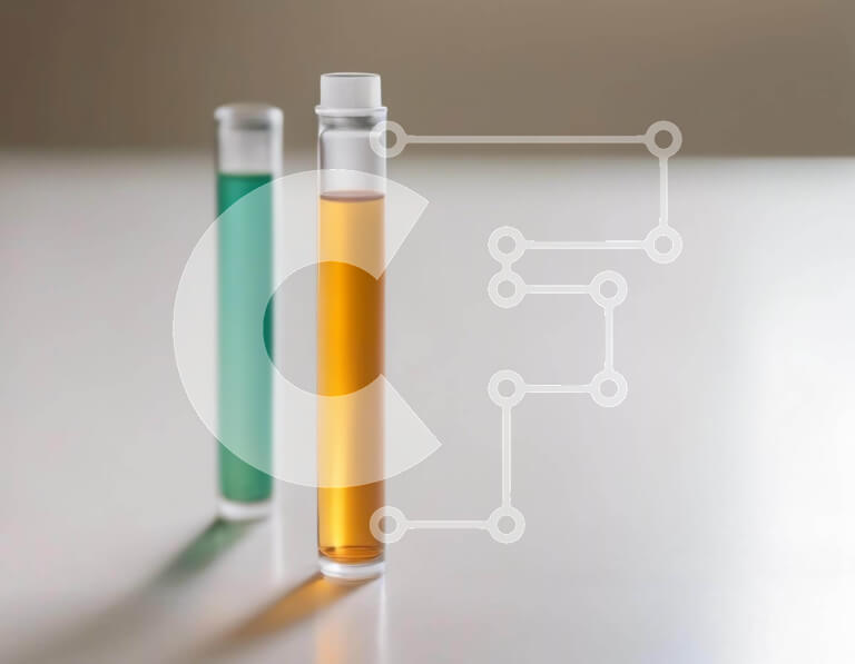 Intra Συλλεκτικό Ξύλινο Παζλ Plywood  4mm - Εργαστηριακό πείραμα με δύο δοκιμαστικούς σωλήνες Σε Ξύλινο Κουτί - Διαστάσεις Puzzle: 10x10 cm – 25 κομμάτια