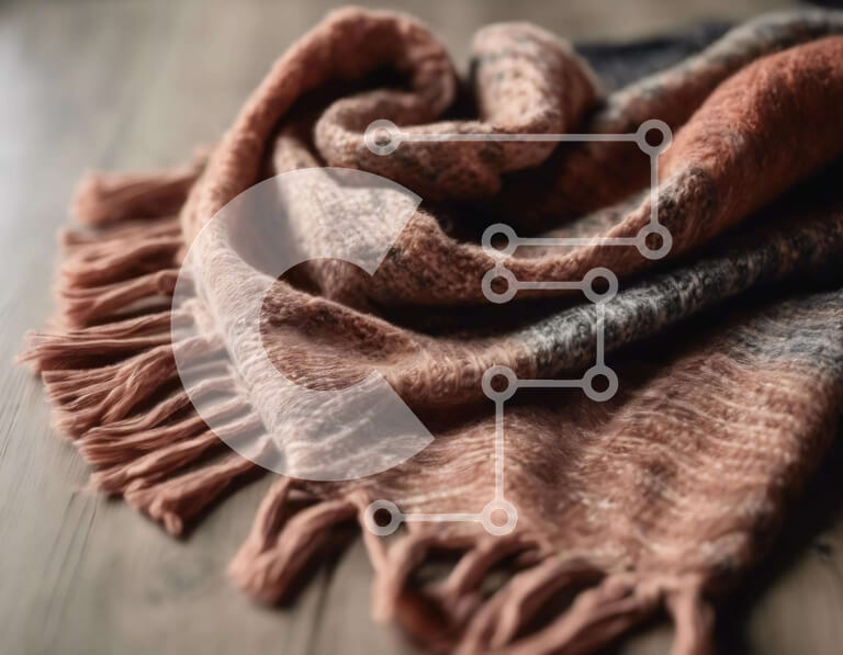 Intra Συλλεκτικό Ξύλινο Παζλ Plywood  4mm - Άνετη κουβέρτα με κρόσσια και φούντες σε ξύλινο πάτωμα Σε Ξύλινο Κουτί - Διαστάσεις Puzzle: 10x10 cm – 25 κομμάτια