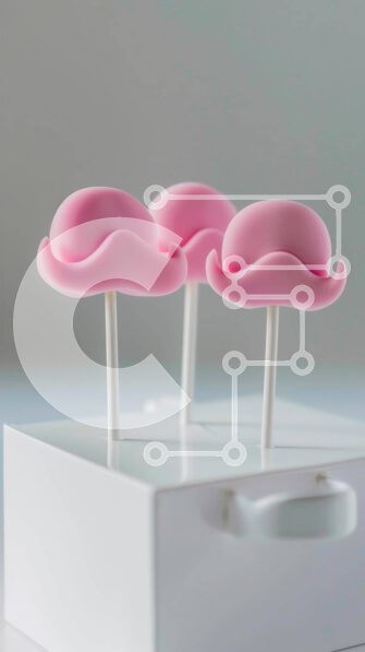 Intra Συλλεκτικό Ξύλινο Παζλ Plywood  4mm - Τούρτα σε σχήμα καπέλου καουμπόη σκάει σε λευκό κουτί Σε Ξύλινο Κουτί - Διαστάσεις: 10x10 cm – 25 κομμάτια