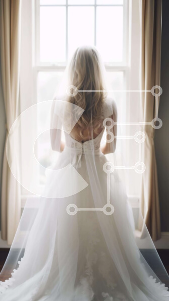 Intra Συλλεκτικό Ξύλινο Παζλ Plywood  4mm - Η νύφη κάθεται στο παράθυρο περιμένοντας τον σύζυγό της Σε Ξύλινο Κουτί - Διαστάσεις Puzzle: 10x10 cm – 25 κομμάτια