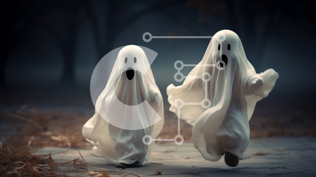 Intra Συλλεκτικό Ξύλινο Παζλ Plywood  4mm - Τρομακτικά φαντάσματα σε ένα σκοτεινό δάσος Σε Ξύλινο Κουτί - Διαστάσεις Puzzle: 10x10 cm – 25 κομμάτια