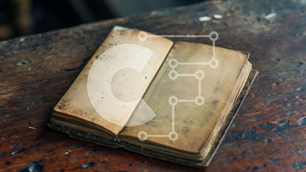 Intra Συλλεκτικό Ξύλινο Παζλ Plywood  4mm - Παλιό φθαρμένο βιβλίο σε ξύλινο τραπέζι Σε Ξύλινο Κουτί - Διαστάσεις: 10x10 cm – 25 κομμάτια