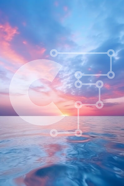 Σετ των 2 Intra Συλλεκτικό Ξύλινο Παζλ Plywood  4mm - Εκπληκτικό ηλιοβασίλεμα πάνω από τον ήρεμο ωκεανό με ροζ και μοβ σύννεφα Σε Ξύλινο Κουτί - Διαστάσεις: 10x10 cm – 25 κομμάτια