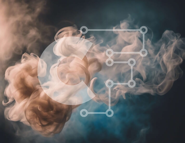 Intra Συλλεκτικό Ξύλινο Παζλ Plywood  4mm - Puzzle με Θέμα Abstract Smoke Art: Swan Shape Σε Ξύλινο Κουτί - Διαστάσεις Puzzle: 10x10 cm – 25 κομμάτια