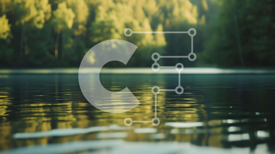 Intra Συλλεκτικό Ξύλινο Παζλ Plywood  4mm - Ήσυχη λίμνη με δέντρα και βάρκες Σε Ξύλινο Κουτί - Διαστάσεις: 10x10 cm – 25 κομμάτια