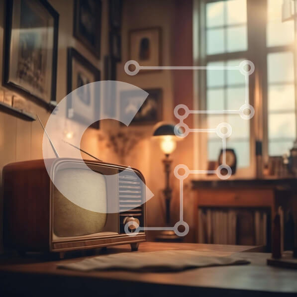 Intra Συλλεκτικό Ξύλινο Παζλ Plywood  4mm - Τηλεόραση ντεμοντέ σε ξύλινο τραπέζι σε φωτεινό δωμάτιο Σε Ξύλινο Κουτί - Διαστάσεις Puzzle: 10x10 cm – 25 κομμάτια