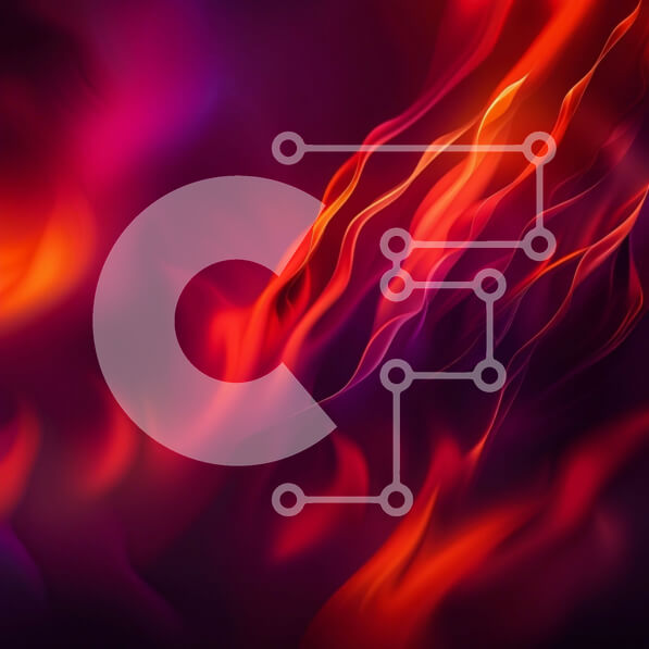 Intra Συλλεκτικό Ξύλινο Παζλ Plywood  4mm - Σαγηνευτική αφηρημένη εικόνα φλόγας με έντονη θερμότητα και ενέργεια Σε Ξύλινο Κουτί - Διαστάσεις Puzzle: 10x10 cm – 25 κομμάτια