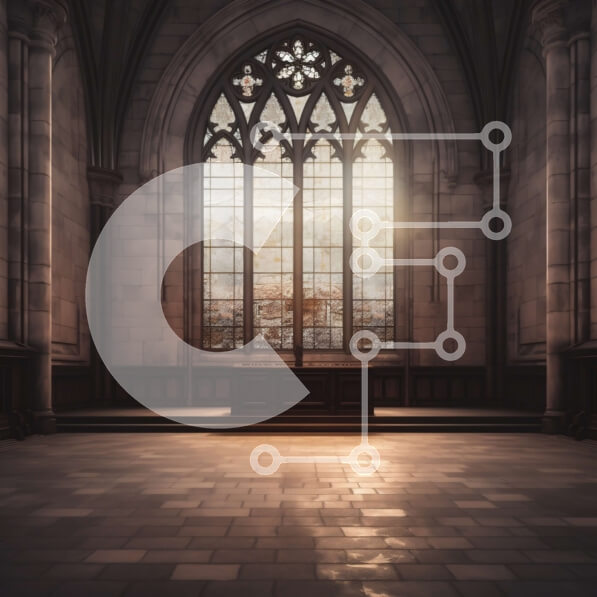 Intra Συλλεκτικό Ξύλινο Παζλ Plywood  4mm - Κενή εκκλησία με βιτρό Σε Ξύλινο Κουτί - Διαστάσεις Puzzle: 10x10 cm – 25 κομμάτια