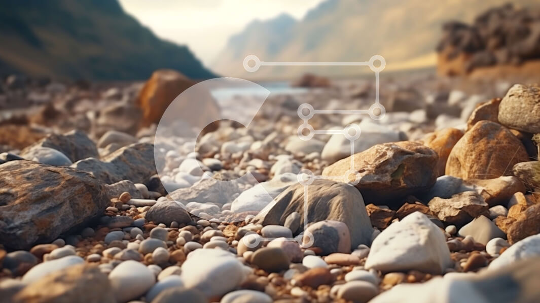 Intra Συλλεκτικό Ξύλινο Παζλ Plywood  4mm - Εκπληκτικό τοπίο βραχώδη παραλία με καταγάλανο ουρανό και βουνά Σε Ξύλινο Κουτί - Διαστάσεις: 10x10 cm – 25 κομμάτια