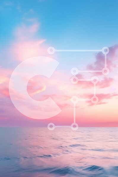 Σετ των 2 Intra Συλλεκτικό Ξύλινο Παζλ Plywood  4mm - Εκπληκτικό ηλιοβασίλεμα πάνω από τον ωκεανό με ζωντανά ροζ και μπλε σύννεφα Σε Ξύλινο Κουτί - Διαστάσεις: 10x10 cm – 25 κομμάτια