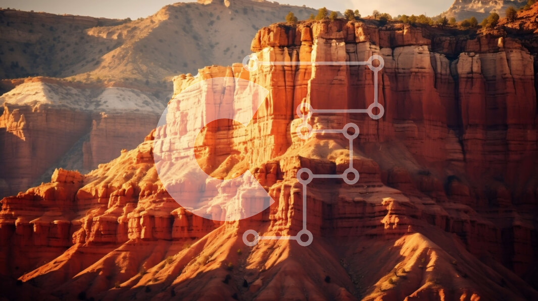 Intra Συλλεκτικό Ξύλινο Παζλ Plywood  4mm - Εκπληκτική εικόνα ενός σχηματισμού κόκκινου βράχου στη φύση Σε Ξύλινο Κουτί - Διαστάσεις: 10x10 cm – 25 κομμάτια