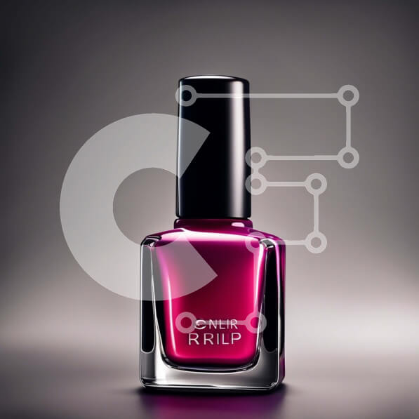 Σετ των 2 Intra Συλλεκτικό Ξύλινο Παζλ Plywood  4mm - Κομψό κόκκινο μπουκάλι βερνικιού νυχιών με μαύρο καπάκι - Ομορφιά και μόδα Σε Ξύλινο Κουτί - Διαστάσεις: 10x10 cm – 25 κομμάτια