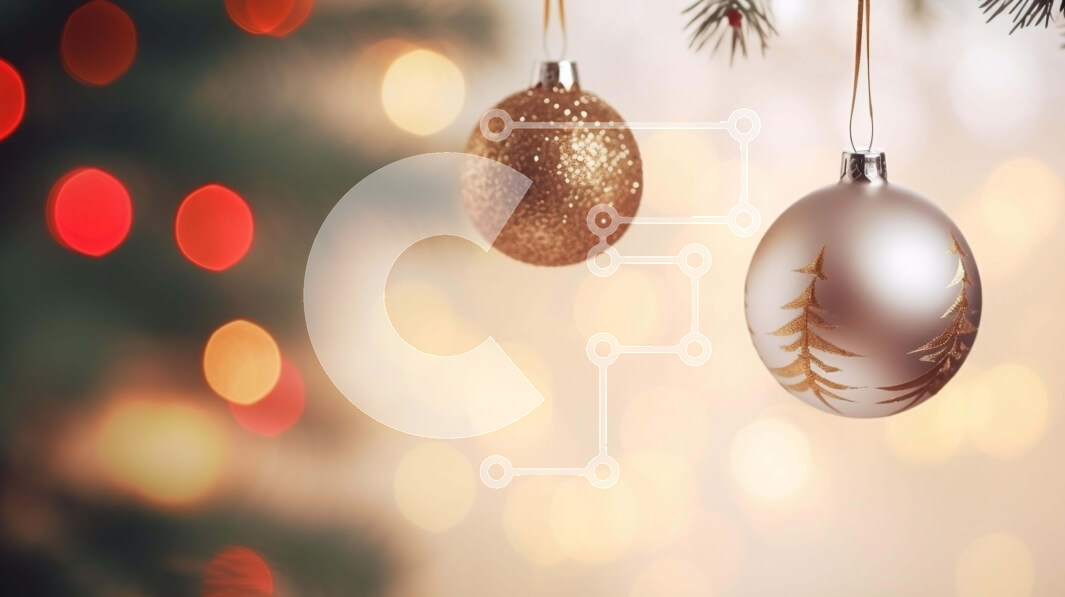 Intra Συλλεκτικό Ξύλινο Παζλ Plywood  4mm - Κομψά και γιορτινά ασημένια και χρυσά στολίδια Σε Ξύλινο Κουτί - Διαστάσεις: 10x10 cm – 25 κομμάτια