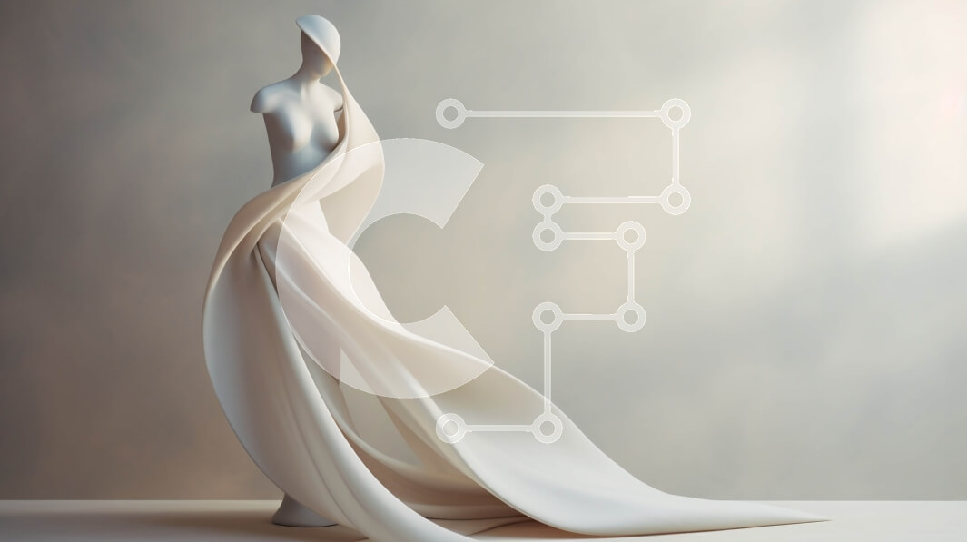 Intra Συλλεκτικό Ξύλινο Παζλ Plywood  4mm - Κομψό λευκό γλυπτό με ντραπέ φόρεμα Σε Ξύλινο Κουτί - Διαστάσεις Puzzle: 10x10 cm – 25 κομμάτια