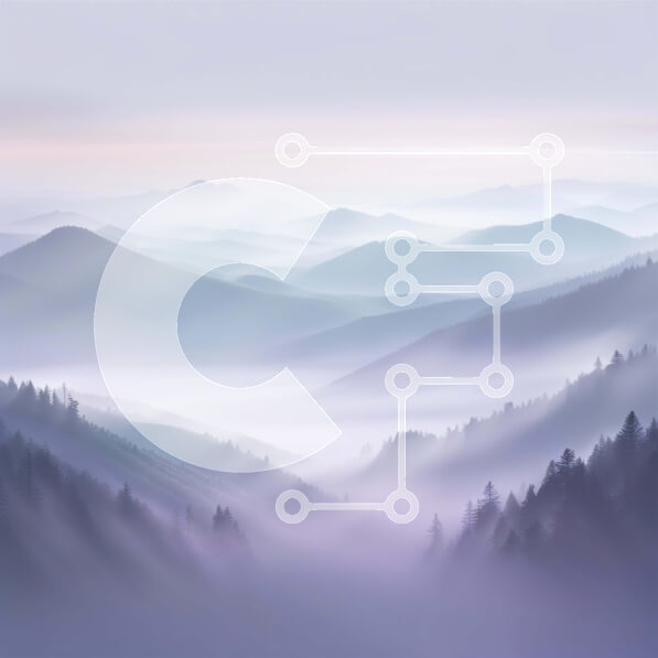 Intra Συλλεκτικό Ξύλινο Παζλ Plywood  4mm - Συναρπαστική θέα της οροσειράς που καλύπτεται από ομίχλη Σε Ξύλινο Κουτί - Διαστάσεις: 10x10 cm – 25 κομμάτια