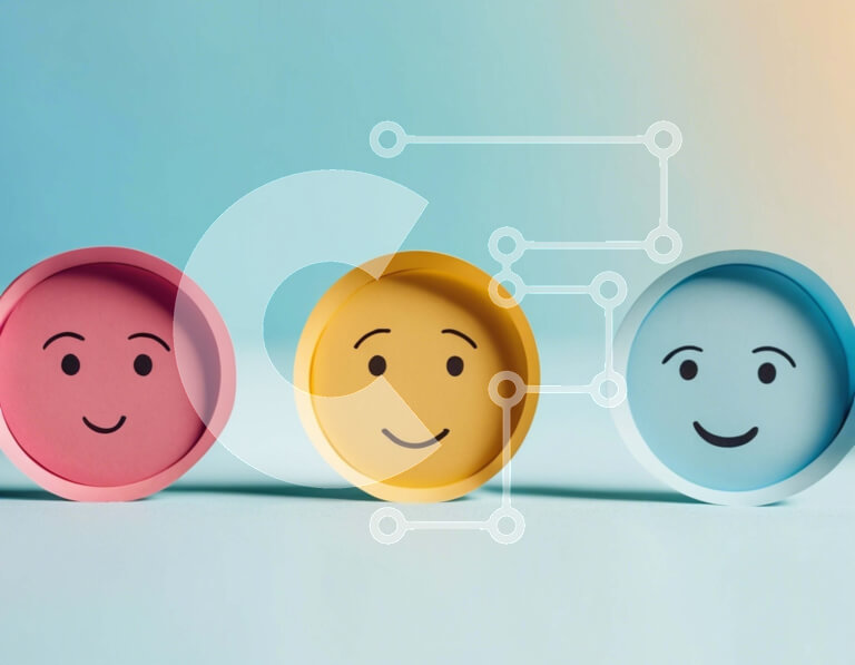 Intra Συλλεκτικό Ξύλινο Παζλ Plywood  4mm - Χρωματιστά χάρτινα χαμογελαστά πρόσωπα - σκορπίστε την ευτυχία και τη θετικότητα Σε Ξύλινο Κουτί - Διαστάσεις Puzzle: 10x10 cm – 25 κομμάτια