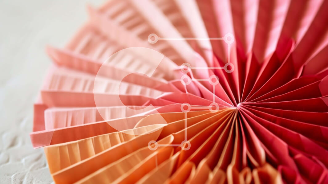 Intra Συλλεκτικό Ξύλινο Παζλ Plywood  4mm - Πολύχρωμο διπλωμένο χαρτί τέχνης σε λευκό φόντο Σε Ξύλινο Κουτί - Διαστάσεις Puzzle: 10x10 cm – 25 κομμάτια