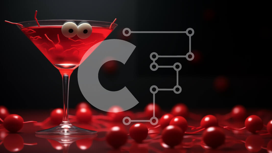 Σετ των 2 Intra Συλλεκτικό Ξύλινο Παζλ Plywood  4mm - Red Wine Martini με Googly Eyes και Κεράσια Σε Ξύλινο Κουτί - Διαστάσεις: 10x10 cm – 25 κομμάτια