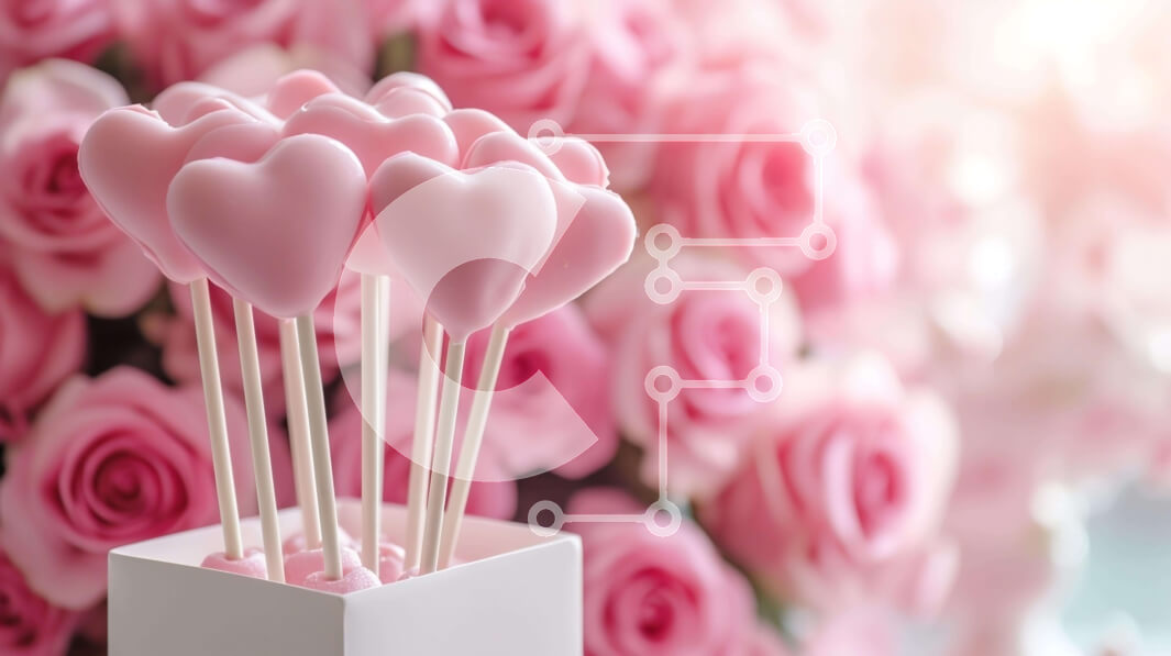 Intra Συλλεκτικό Ξύλινο Παζλ Plywood  4mm - Σύνθεση γλειφιτζούρι και τριαντάφυλλα για την ημέρα του Αγίου Βαλεντίνου Σε Ξύλινο Κουτί - Διαστάσεις: 10x10 cm – 25 κομμάτια