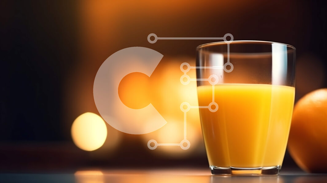 Σετ των 2 Intra Συλλεκτικό Ξύλινο Παζλ Plywood  4mm - Ποτήρι χυμό πορτοκαλιού με πορτοκάλια σε τραπέζι Σε Ξύλινο Κουτί - Διαστάσεις: 10x10 cm – 25 κομμάτια