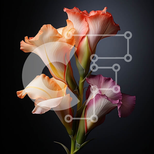 Intra Συλλεκτικό Ξύλινο Παζλ Plywood  4mm - Ζωντανό μπουκέτο από πορτοκαλί, κίτρινα και ροζ τριαντάφυλλα Σε Ξύλινο Κουτί - Διαστάσεις: 10x10 cm – 25 κομμάτια