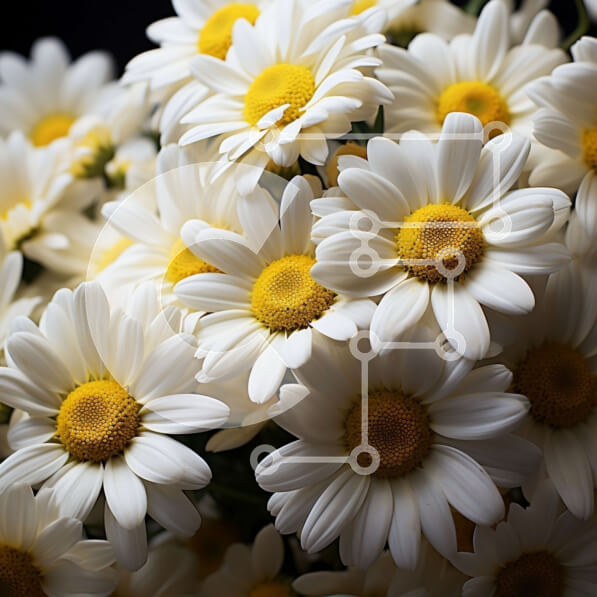 Intra Συλλεκτικό Ξύλινο Παζλ Plywood  4mm - Όμορφη λευκή ανθοδέσμη σε βάζο Σε Ξύλινο Κουτί - Διαστάσεις: 10x10 cm – 25 κομμάτια