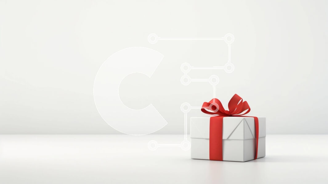 Intra Συλλεκτικό Ξύλινο Παζλ Plywood  4mm - Λευκό κουτί δώρου με κόκκινη κορδέλα σε λευκό τραπέζι Σε Ξύλινο Κουτί - Διαστάσεις: 10x10 cm – 25 κομμάτια