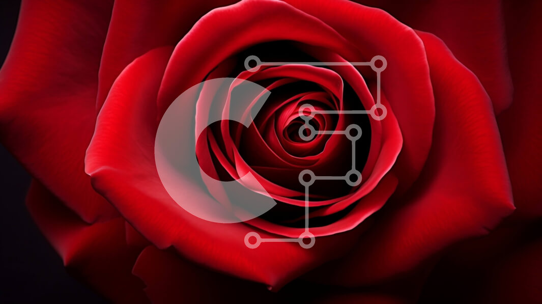 Σετ των 2 Intra Συλλεκτικό Ξύλινο Παζλ Plywood  4mm - Κόκκινο τριαντάφυλλο σε μαύρο φόντο Σε Ξύλινο Κουτί - Διαστάσεις: 10x10 cm – 25 κομμάτια